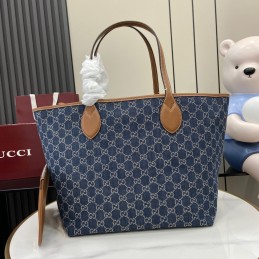 Large Tote Bag - Blue,...