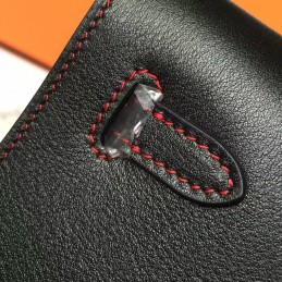 Black Kelly Cut Clutch
