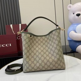 GG Emblem Medium Bucket Bag...