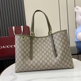 GG Emblem Large Tote Bag -...