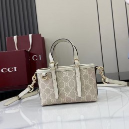 GG Emblem Mini Tote Bag -...