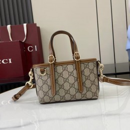 GG Emblem Mini Tote Bag -...