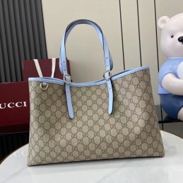 GG Emblem Large Tote Bag -...