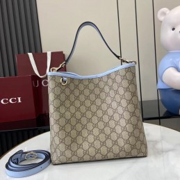 GG Emblem Medium Bucket Bag...