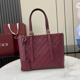GG Emblem Medium Tote Bag -...