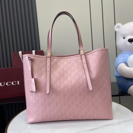 GG Emblem Large Tote Bag -...