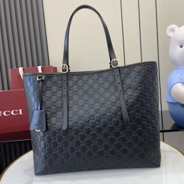 GG Emblem Large Tote Bag -...