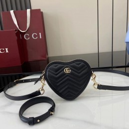 GG Marmont Heart Mini Bag -...