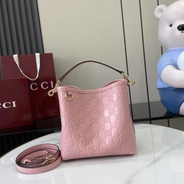 GG Emblem Small Bucket Bag...