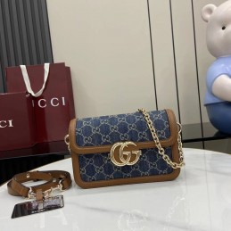 Small Shoulder Bag - Navy,...