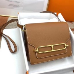 Roulis Tan Leather Gold...