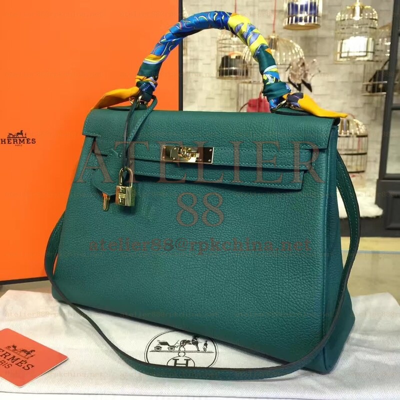 Green Kelly 32 Bag