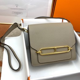 Roulis Taupe Leather Gold...