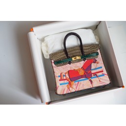 Birkin 25 Multicolour Print...