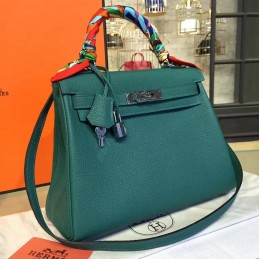 Green Kelly 28 Bag