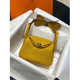 Mini Lindy Yellow Leather...