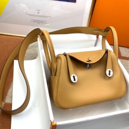 Mini Lindy Camel Leather...