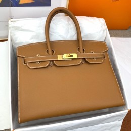 Birkin 30 Tan Leather Gold...