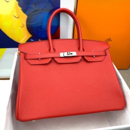 Birkin 30 Red Leather...