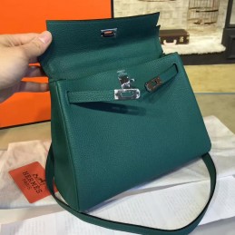 Green Kelly 28 Bag