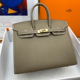 Birkin 25 Etoupe Leather...