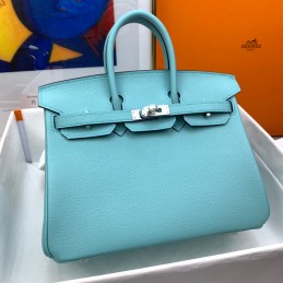 Birkin 25 Light Blue...