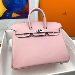 Birkin 25 Pale Pink Leather...