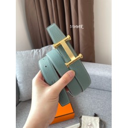 Sage Green Leather Gold...
