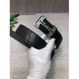 Black Crocodile Embossed...