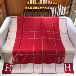 Avalon Red and Cream Wool...