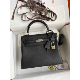 Kelly 25 Black Leather...