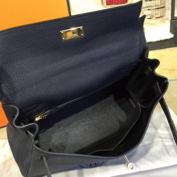 Navy Blue Kelly 32 Bag
