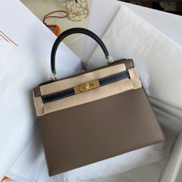 Kelly 28 Taupe and Navy...