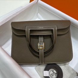 Halzan Etoupe Leather Gold...