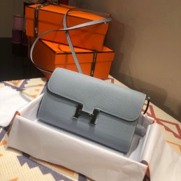 Constance Pale Blue Leather...