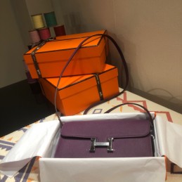 Constance Purple Leather...