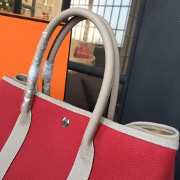 Red Beige Garden Party 36 Bag