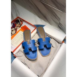 Oran Blue Leather Silver...