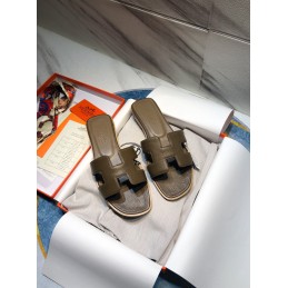 Oran Khaki Green Leather...
