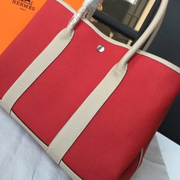 Red Beige Garden Party 36 Bag