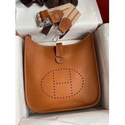 Evelyne PM Tan Leather...