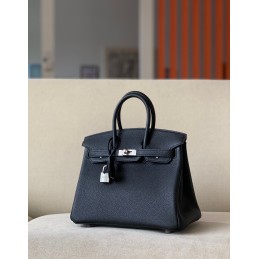 Birkin 25 Black Leather...
