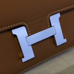 Tan Constance Mini 18 Palladium Hardware Bag