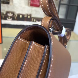 Tan Constance Mini 18 Palladium Hardware Bag