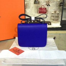 Cobalt Blue Constance Mini 18 Palladium Hardware Bag