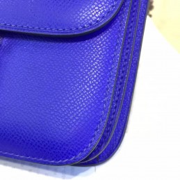 Cobalt Blue Constance Mini 18 Palladium Hardware Bag