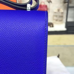 Cobalt Blue Constance Mini 18 Palladium Hardware Bag