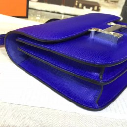 Cobalt Blue Constance Mini 18 Palladium Hardware Bag