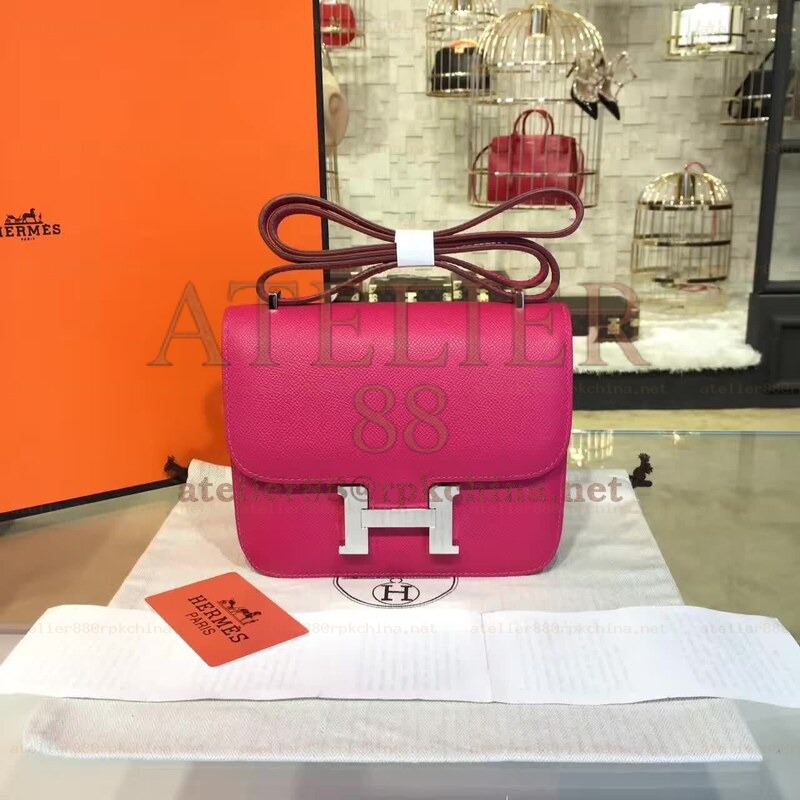Fuchsia Constance Mini 18 Palladium Hardware Bag