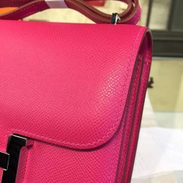 Fuchsia Constance Mini 18 Palladium Hardware Bag
